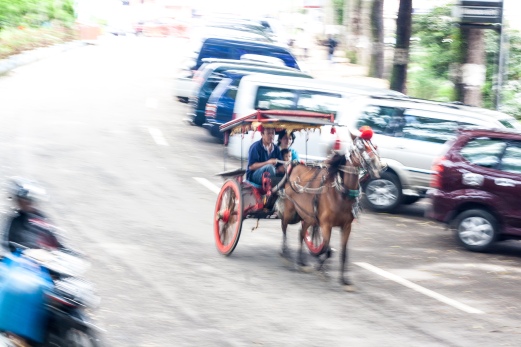 Bendi, salah satu moda transportasi tradisional yang ada di kota Bukittinggi
